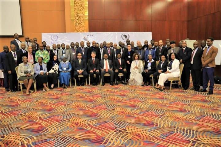 Group photo of African NLOs and AFRA NCs in Addis Ababa, Ethiopia from 13 to 17 March 2023 (Photo: O. Esengin, IAEA)