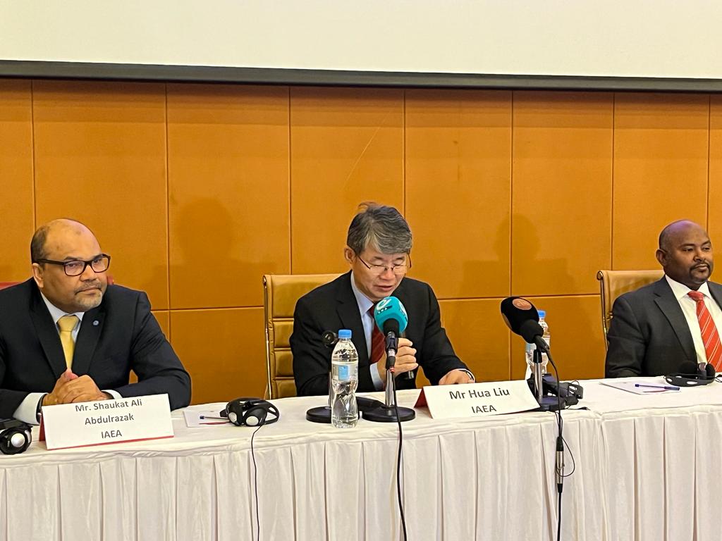DDG-TC Liu Hua addressing NLOs and AFRA NCs Meeting (Photo: O. Esengin, IAEA)